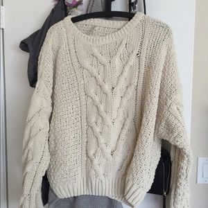 Oversized cozy sweater
